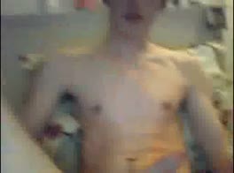 Teen Licks His Own Big Cock